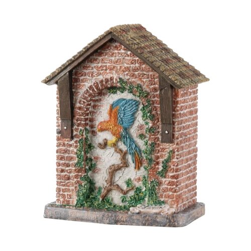 Efteling Sprekende papagaai werkt op batterijen - l11xw6xh14cm