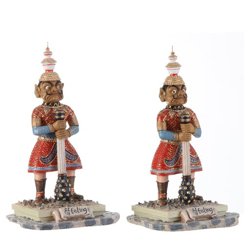 Efteling Wachters Indische waterlelies 2 stuks - l4,5xw3,5xh12,5cm