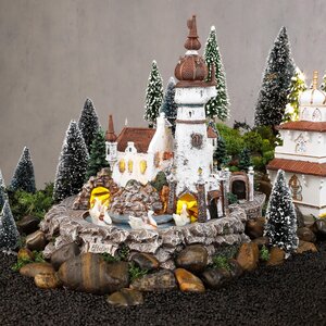 Efteling Zes zwanen incl. adapter - l24xw31xh27,5cm - afbeelding 2