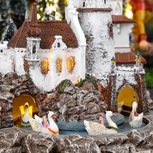 Efteling Zes zwanen incl. adapter - l24xw31xh27,5cm - afbeelding 3