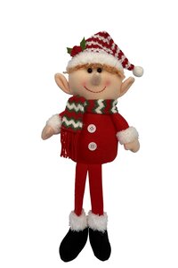 Elf on the shelf knuffel bungelbenen H 38 cm - afbeelding 1