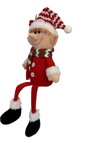 Elf on the shelf knuffel bungelbenen H 38 cm - afbeelding 2