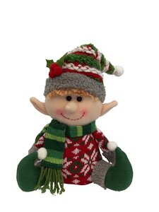 Elf on the shelf knuffel zittend H 22,5 cm - afbeelding 1