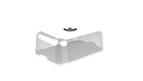 elho accessoires green basics kweekhuis d35 h13cm Transparant