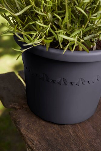 Elho algarve cilindro 25cm antraciet - afbeelding 5