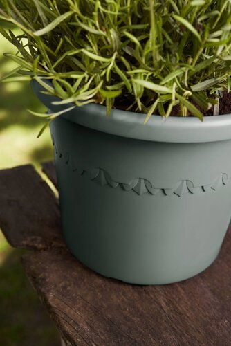 Elho algarve cilindro 25cm tijmgroen - afbeelding 5