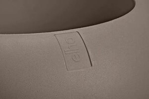 Elho Amber Roll High bloempot - D43xH58cm Burnt umber - afbeelding 3