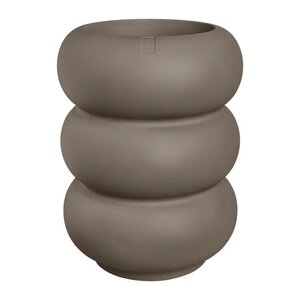 Elho Amber Roll High bloempot - D43xH58cm Burnt umber - afbeelding 1