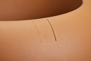 Elho Amber Roll Low bloempot - D43xH40cm Karamel - afbeelding 3