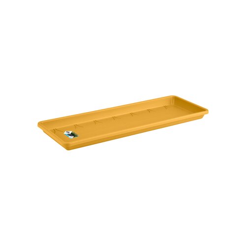 Elho barcelona balkonbak schotel 40cm honinggeel - afbeelding 2