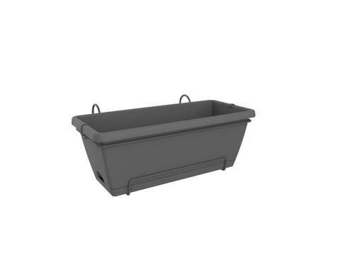 Elho barcelona xl allin1 55cm antraciet - afbeelding 1