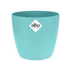 Elho Bloempot Brussels rond Mini 9,5cm blauw - afbeelding 1