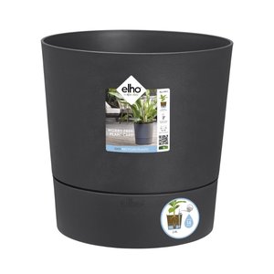 Elho Bloempot Greensense Aqua Care rond 30cm grijs - afbeelding 1