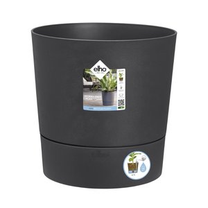 Elho Bloempot Greensense Aqua Care rond 35cm grijs - afbeelding 1