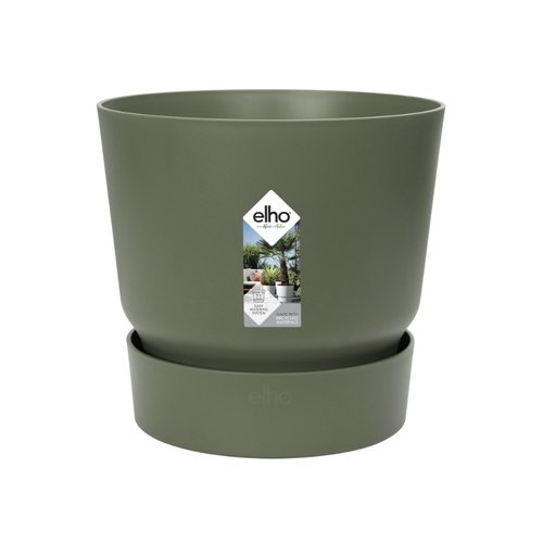 Elho Bloempot Greenville rond 14cm groen - afbeelding 1