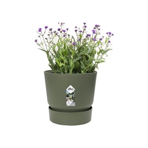 Elho Bloempot Greenville rond 14cm groen - afbeelding 2