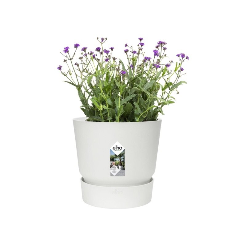 Opnemen overschot neef Elho Bloempot Greenville rond 14cm wit - Tuincentrum Coppelmans