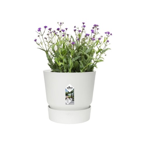 Elho Bloempot Greenville rond 14cm wit - afbeelding 2