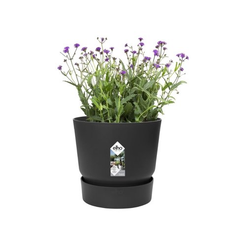 Elho Bloempot Greenville rond 14cm zwart - afbeelding 2