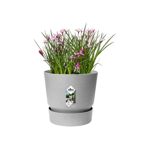 Elho Bloempot Greenville rond 18cm grijs - afbeelding 2