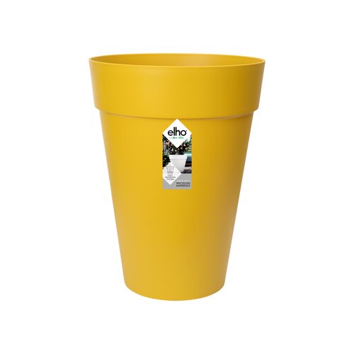 elho bloempot loft urban rond hoog d35 h45cm Oker - afbeelding 2