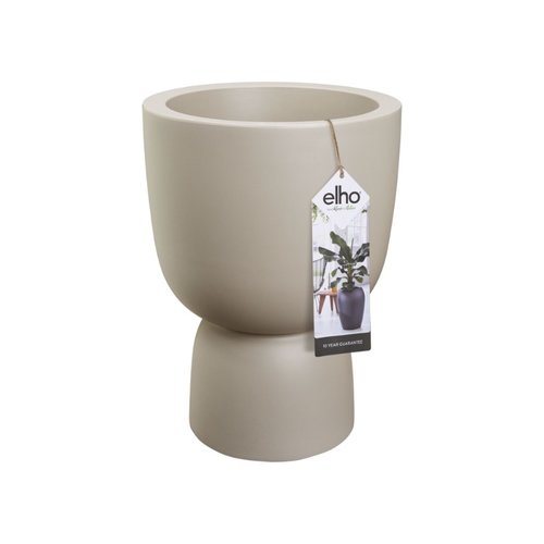 Elho Bloempot Pure Coupe 35cm beige - afbeelding 1