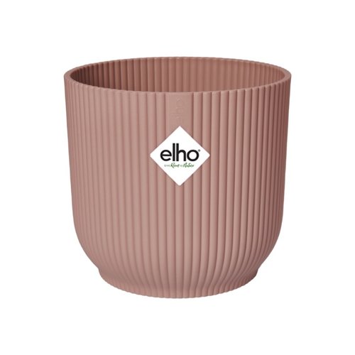Elho Bloempot Vibes Fold rond 25cm roze - afbeelding 1