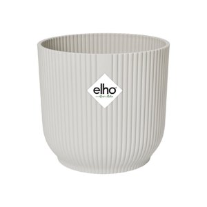 Elho Bloempot Vibes Fold rond 25cm wit - afbeelding 1