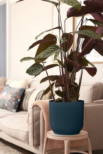 Elho Bloempot Vibes Fold rond 30cm blauw - afbeelding 6