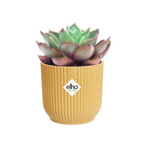 Elho Bloempot Vibes Fold rond Mini 11cm geel - afbeelding 3