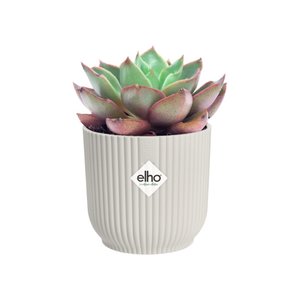 Elho Bloempot Vibes Fold rond Mini 11cm wit - afbeelding 2