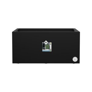 elho bloempot vivo next lang d60 h29cm Living black - afbeelding 2