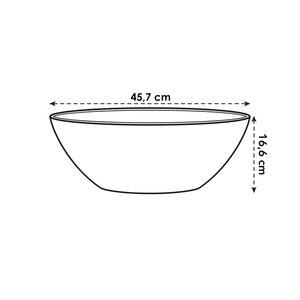 Elho brussels diamond ovaal 46cm - afbeelding 6