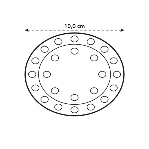 Elho floorprotector rond 10cm - afbeelding 5