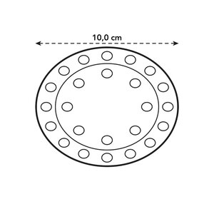 Elho floorprotector rond 10cm - afbeelding 5