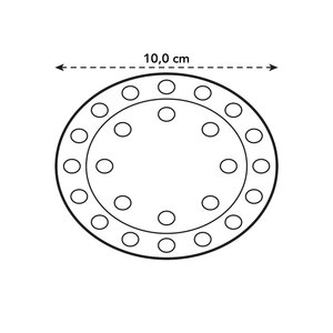 Elho floorprotector rond 10cm - afbeelding 5