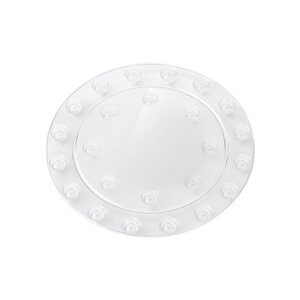 Elho floorprotector rond 21cm transparant - afbeelding 1