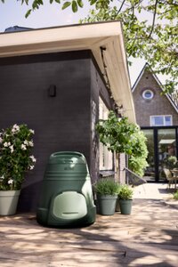 Elho Green Basics Composter 200L – Donkergroen - afbeelding 3