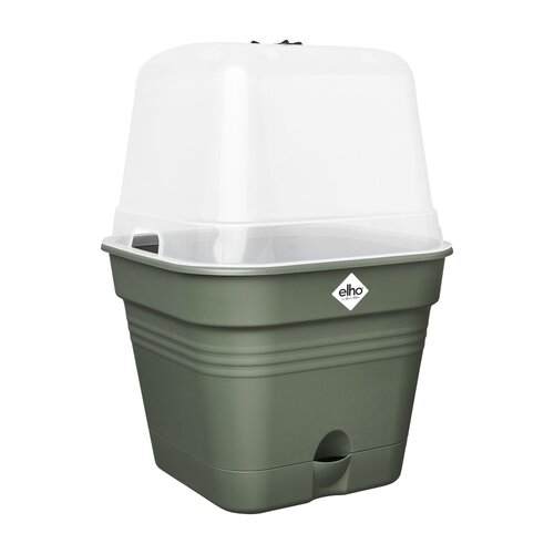 Elho Green Basics Kweekpot Vierk. Allin1 25 cm Groen - afbeelding 1