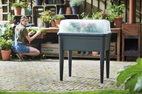 Elho green basics kweektafel super xxl living black - afbeelding 4