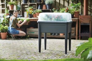 Elho green basics kweektafel super xxl living black - afbeelding 4