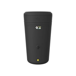 Elho Green Basics regenton met plantenbak zwart - 200 liter - afbeelding 1