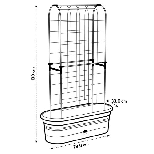 Elho green basics veggie wall 80cm - afbeelding 6