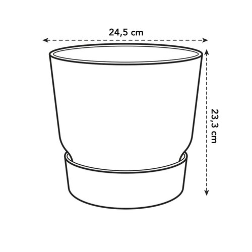 Elho greenville rond 25cm - afbeelding 7