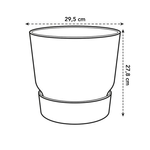 Elho greenville rond 30cm - afbeelding 7