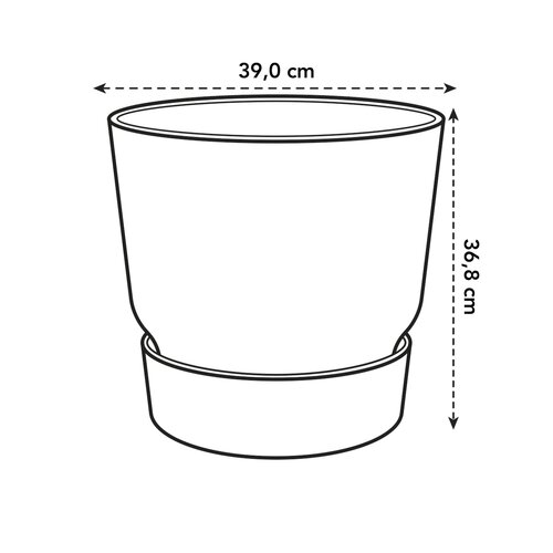 Elho greenville rond 40cm - afbeelding 5