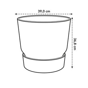 Elho greenville rond 40cm - afbeelding 5