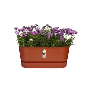 Elho greenville terrace trough 60cm wheels - afbeelding 2