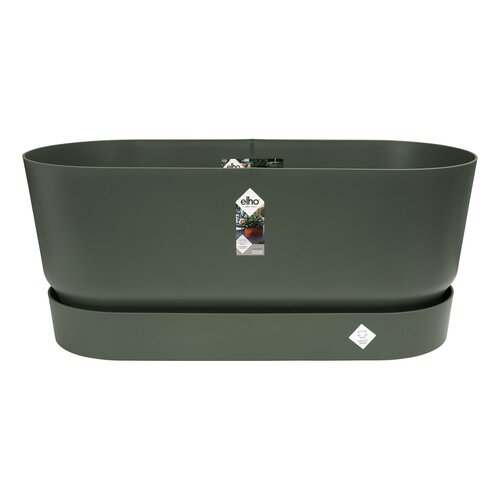 Elho greenville terrace trough 80cm wheels - afbeelding 1