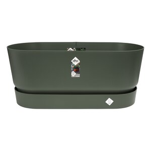 Elho greenville terrace trough 80cm wheels - afbeelding 1